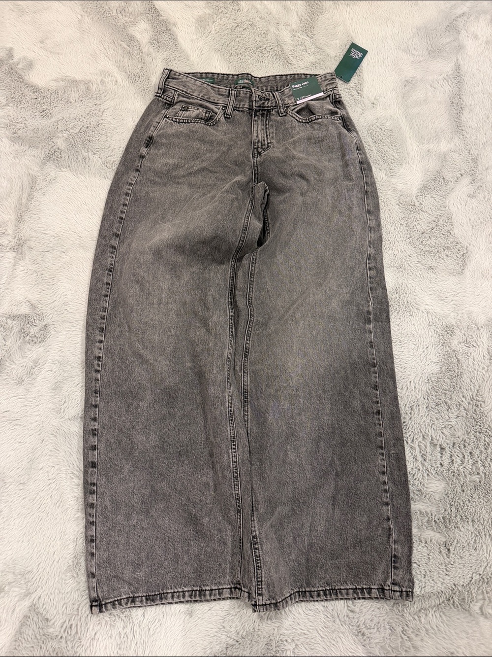 Low rise baggy Jeans - Black Wash size 2